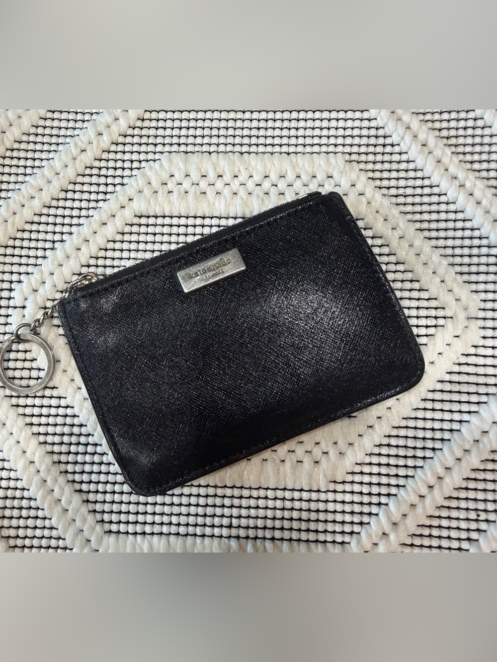Kate Spade ♠️ Leather Zip Card Holder Coin Purse